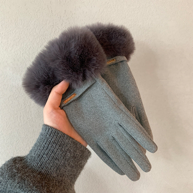 Damen Touchscreen Winterhandschuhe – Gefüttert Warm & Elegant