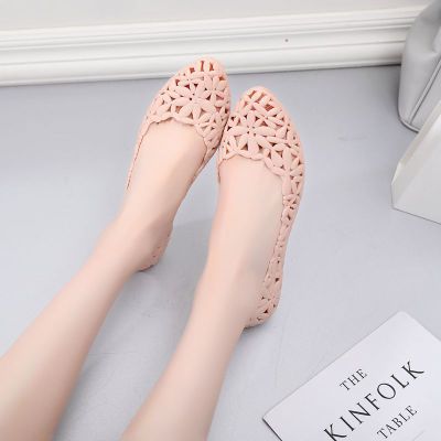 Damen Jelly Schuhe Wasserdicht | Spitze Sommer Ballerinas