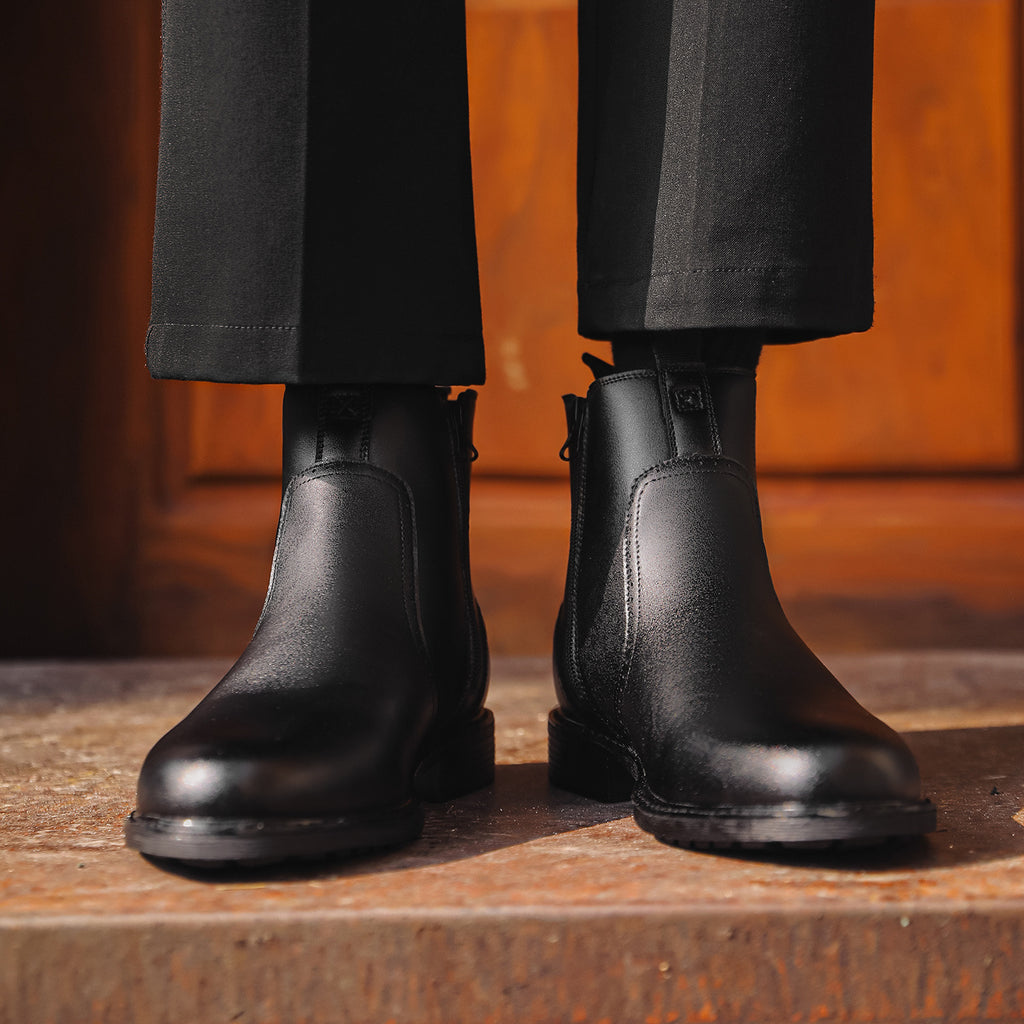 Men's Autumn Fleece Boots – Warm Casual Winter Ankle Boots