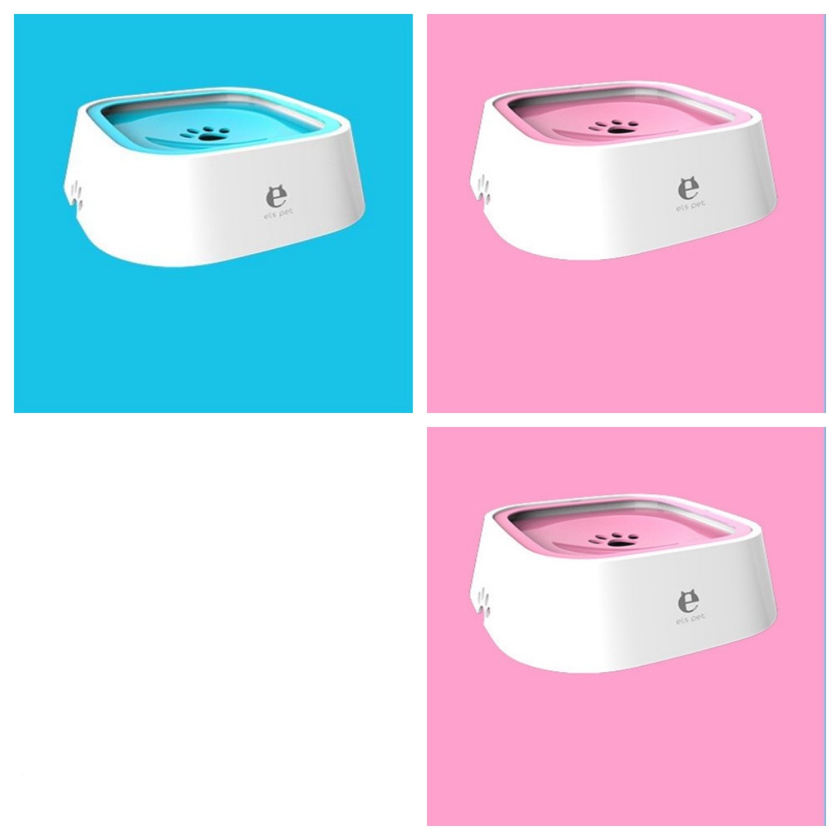 Pet Water Bowl for Dogs and Cats | Anti-Spill Slow Feeder 1.5L