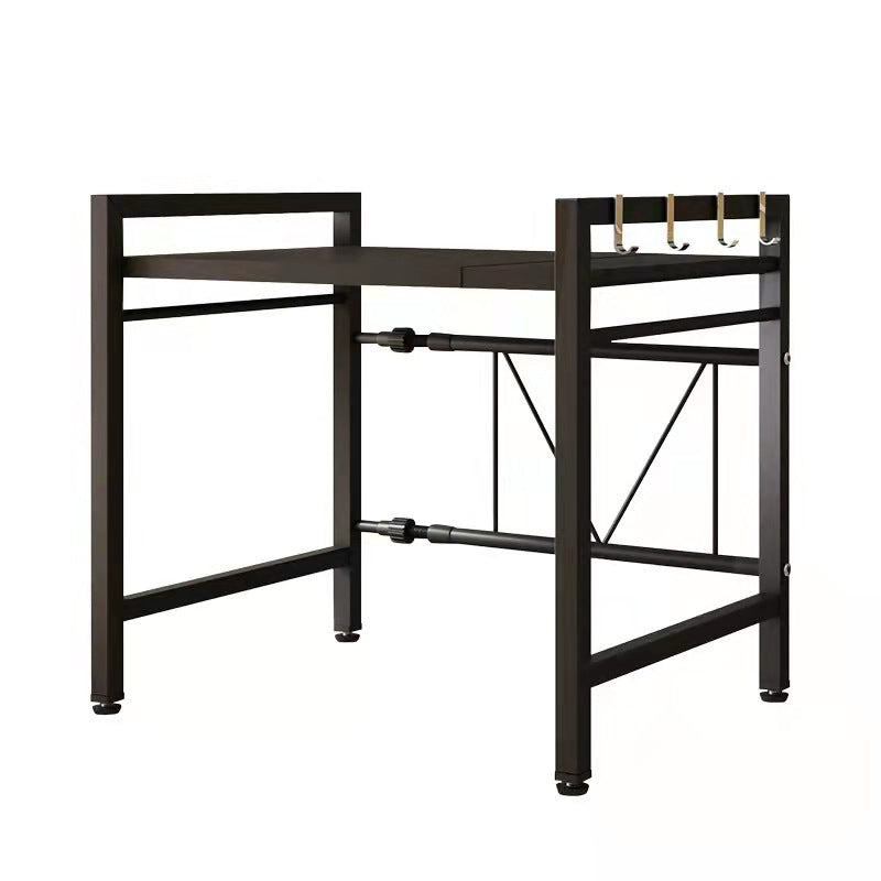 Extendable Microwave Shelf | Adjustable Steel Kitchen Rack