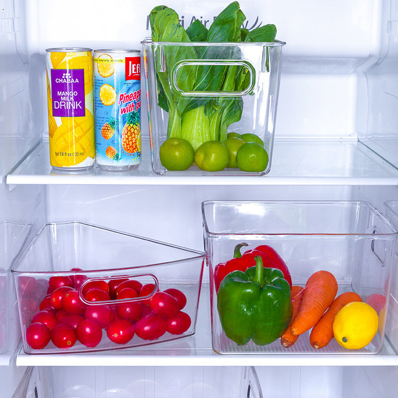 Clear Refrigerator Organizer Box | Stackable Fridge Box