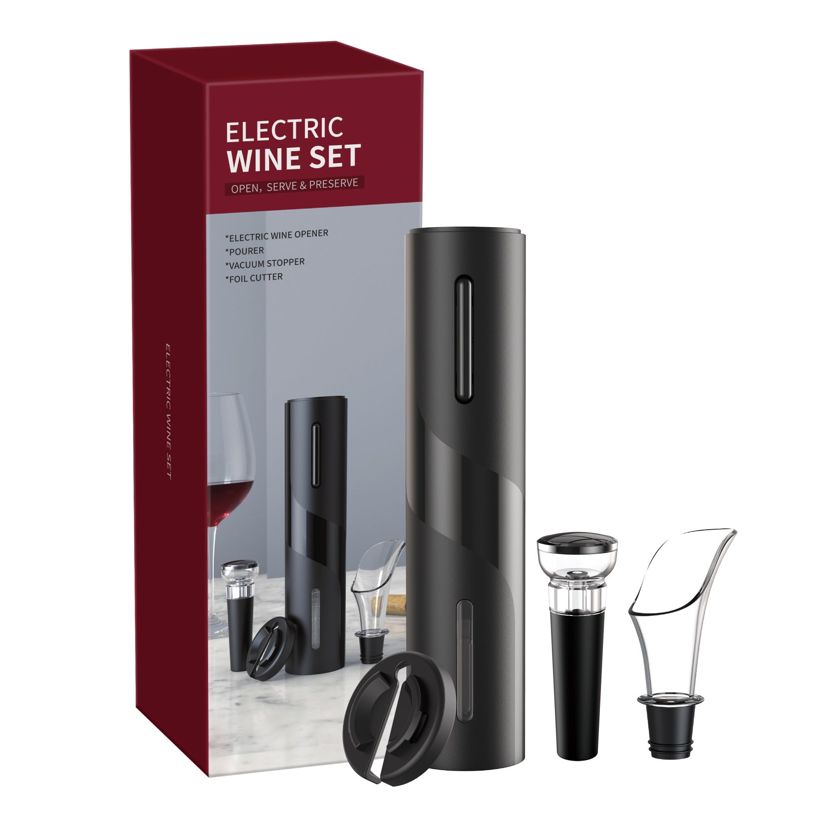 Electric Wine Opener USB – Rechargeable Bottle Opener