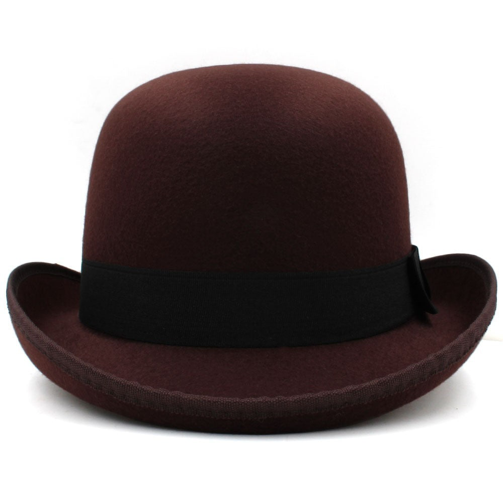 Men's Felt Hat Wool | British Classic Round Crown Elegant