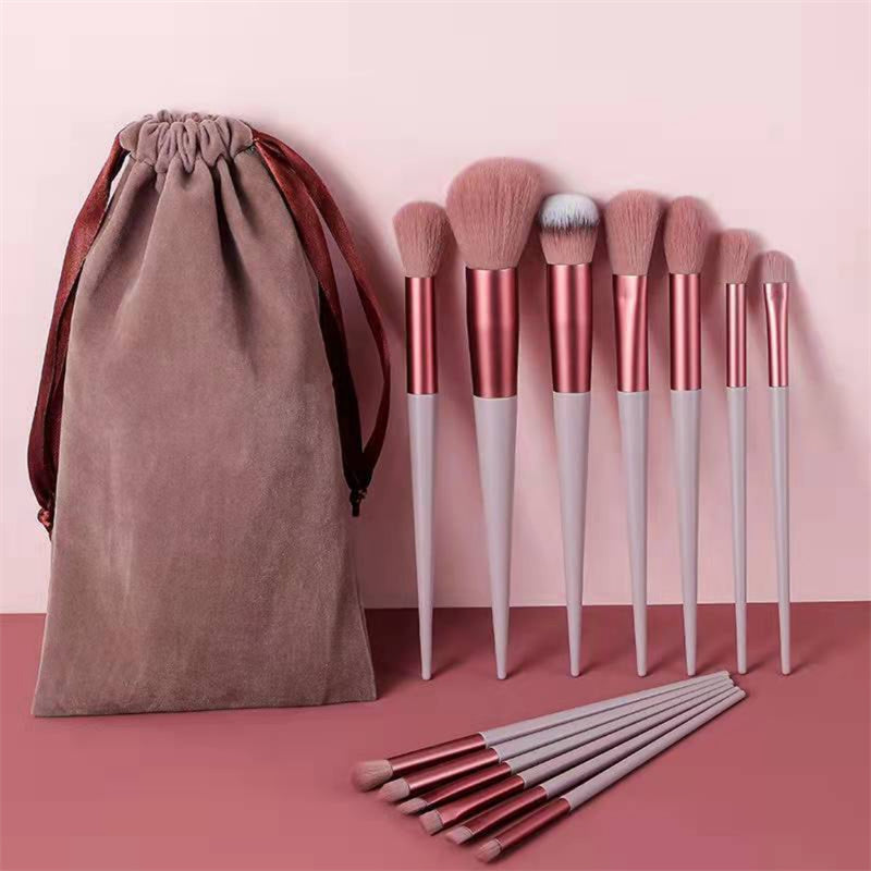 13-teiliges Make-up Pinsel Set | Profi Kosmetikpinsel für Foundation, Blush & Lidschatten