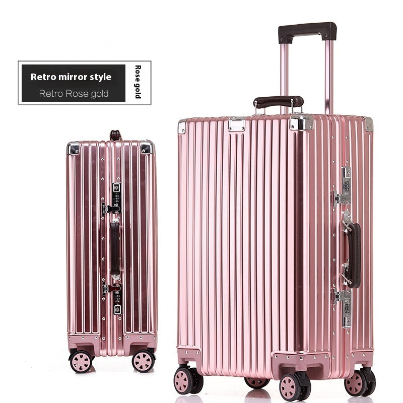 Aluminum Magnesium Suitcase with Combination Lock – Premium Trolley