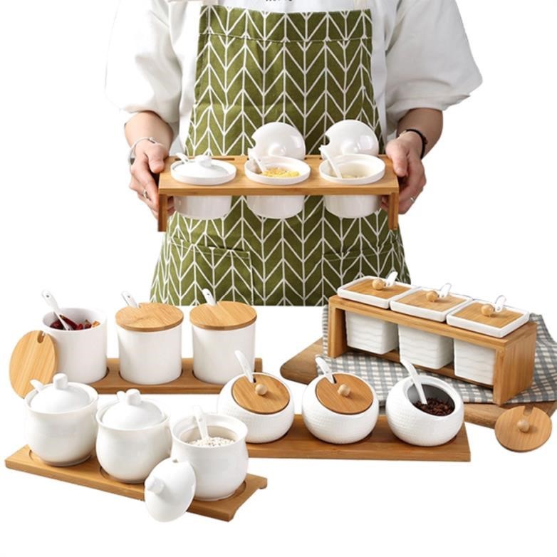Premium Spice Jar Set – Salt and Spice Container Kitchen