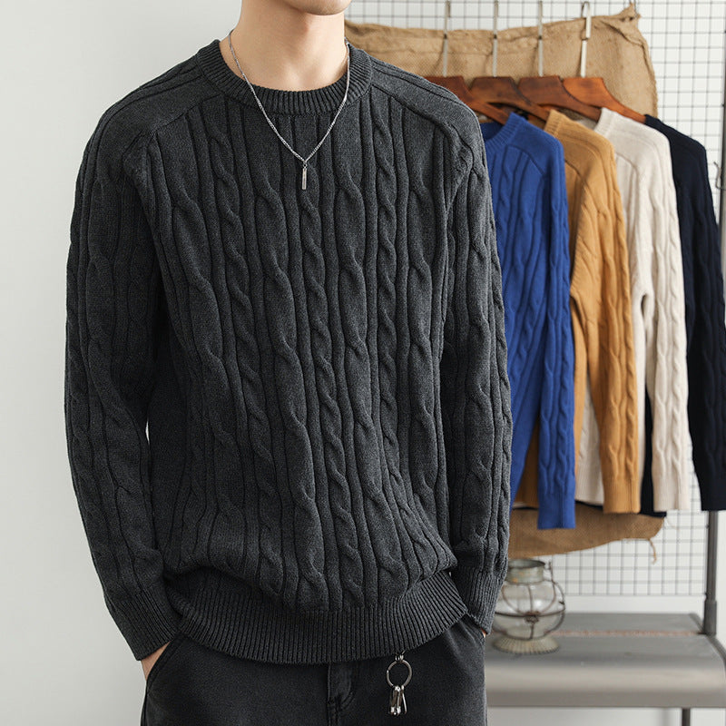 Herren Slim Fit Strickpullover – Eleganter Casual Knit Sweater