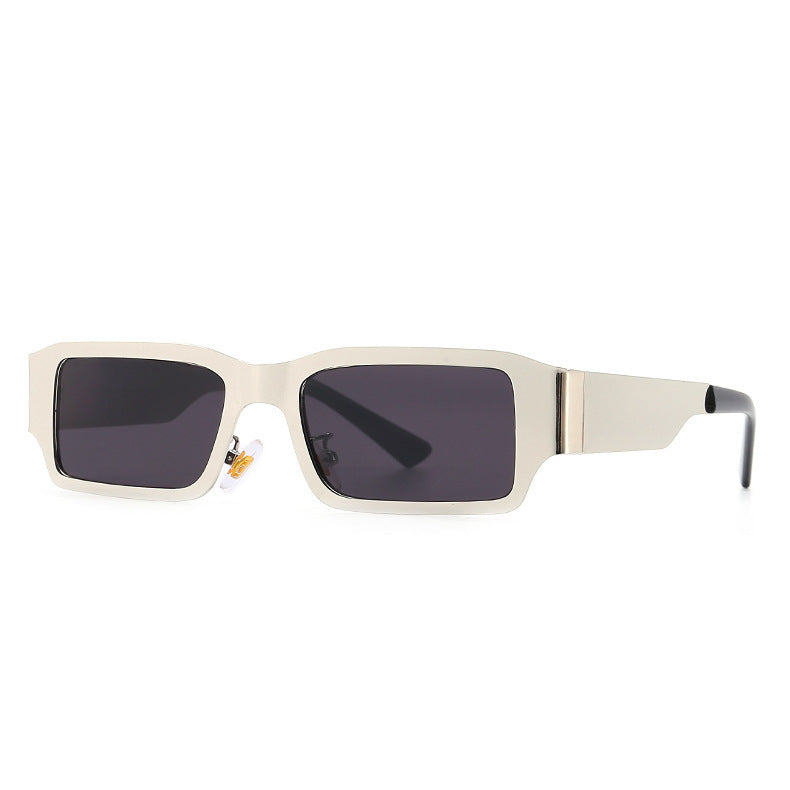 Kleine eckige Sonnenbrille | Metall | Unisex Retro Stil