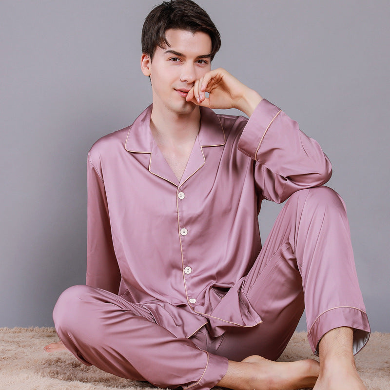 Herren Herbst Pyjama Set | Langarm Schlafanzug Neu | Homewear Komfort