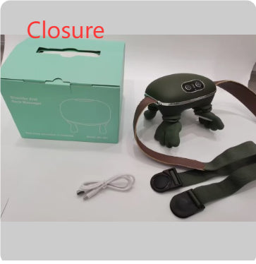 Wireless Neck and Shoulder Massager | Electric Kneading Massage for Back Relaxation