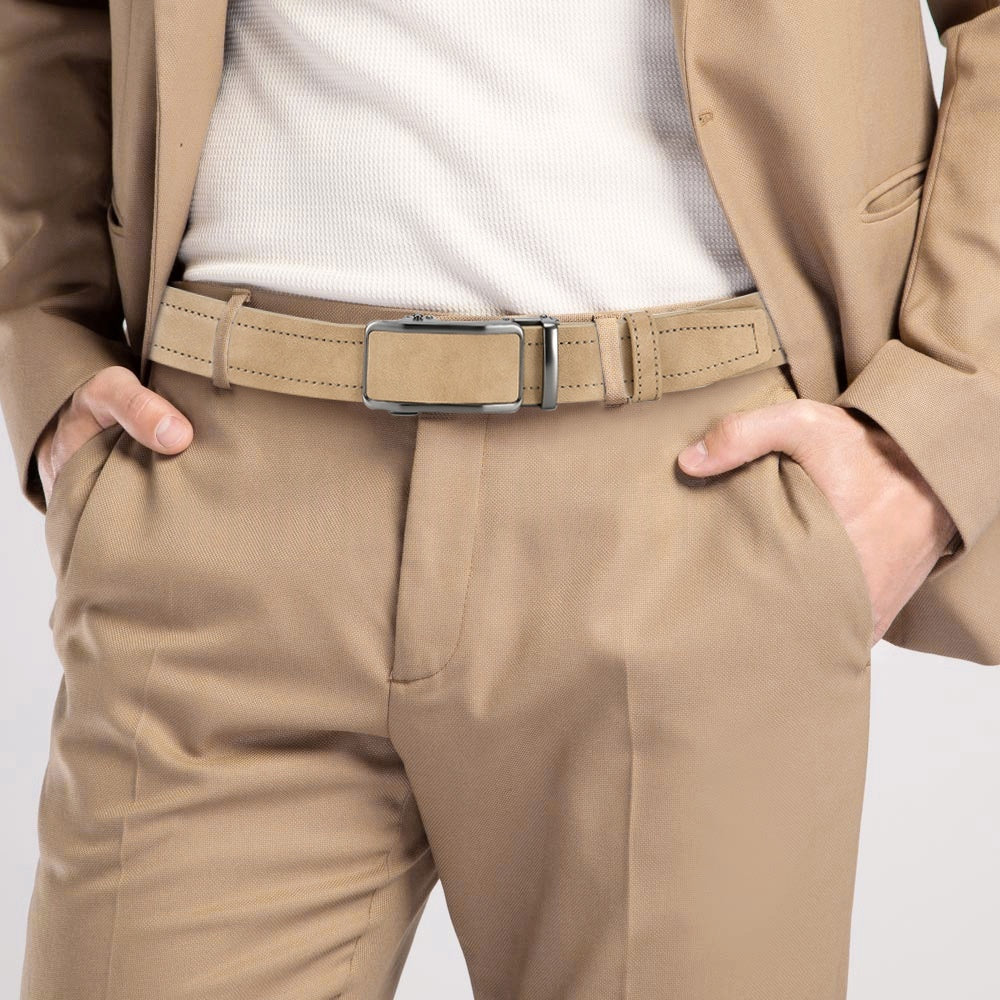 Herren Ledergürtel Automatik | Business Gürtel schlicht elegant