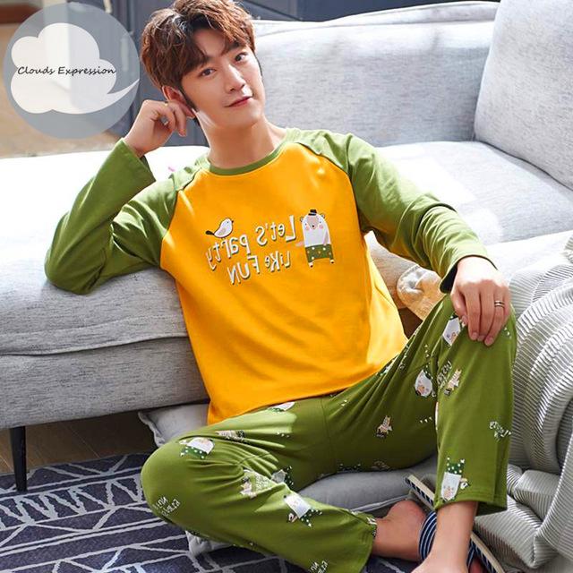 Men's Comfort Pajama Set | Leisure Homewear Nightwear Casual
