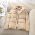 Damen Steppjacke Kurz – Warme Pufferjacke im Trendigen Oversize Look