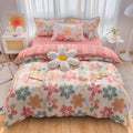 4-piece thick cotton bedding set | warm durable easy-care