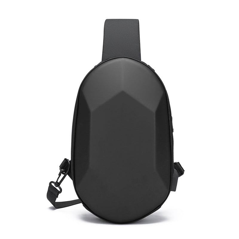 Men's Solid Crossbody Shoulder Bag | Minimalist Bag