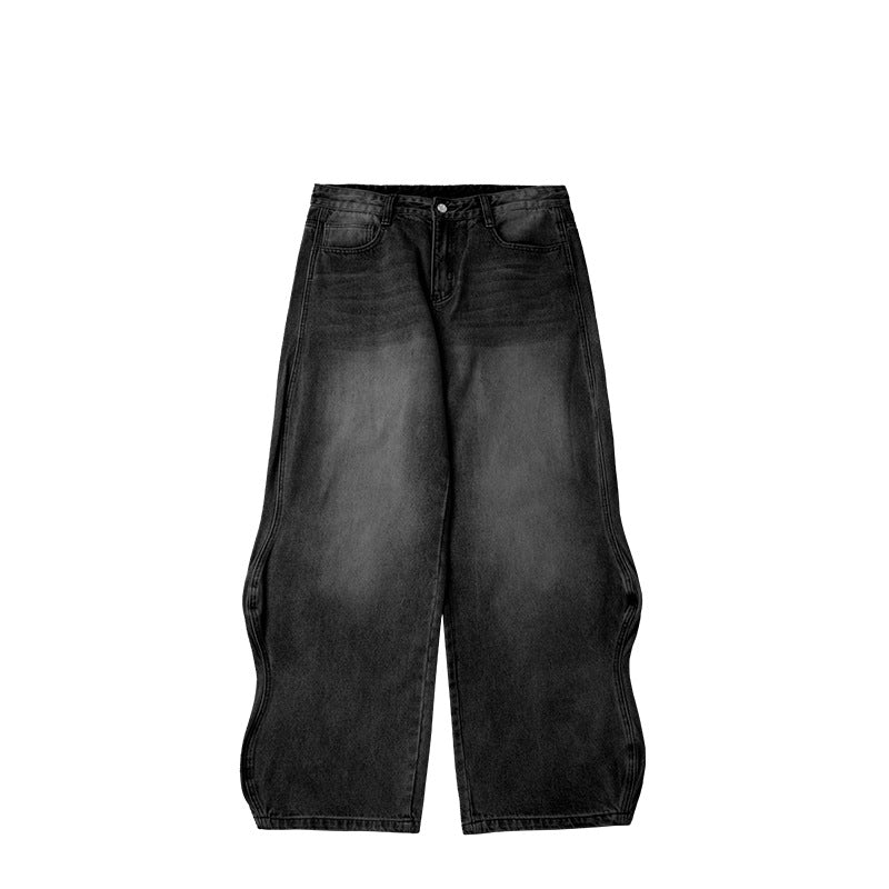 Men's Vintage Jeans Used Look – Casual Distressed Denim Trousers
