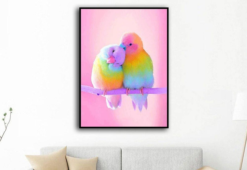 Parrot Diamond Painting Round | Buy DIY Wall Art Creatively