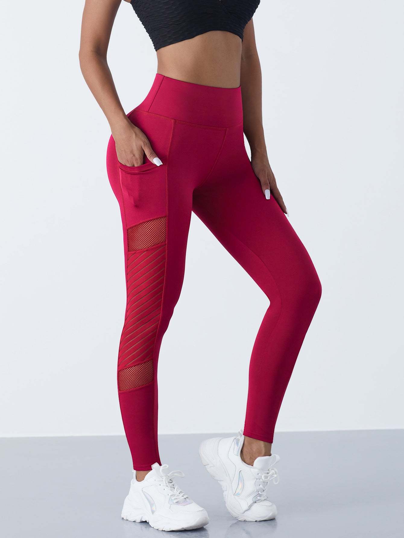 Women's Solid Fitness Pants | Outdoor Sports Leggings High Waist