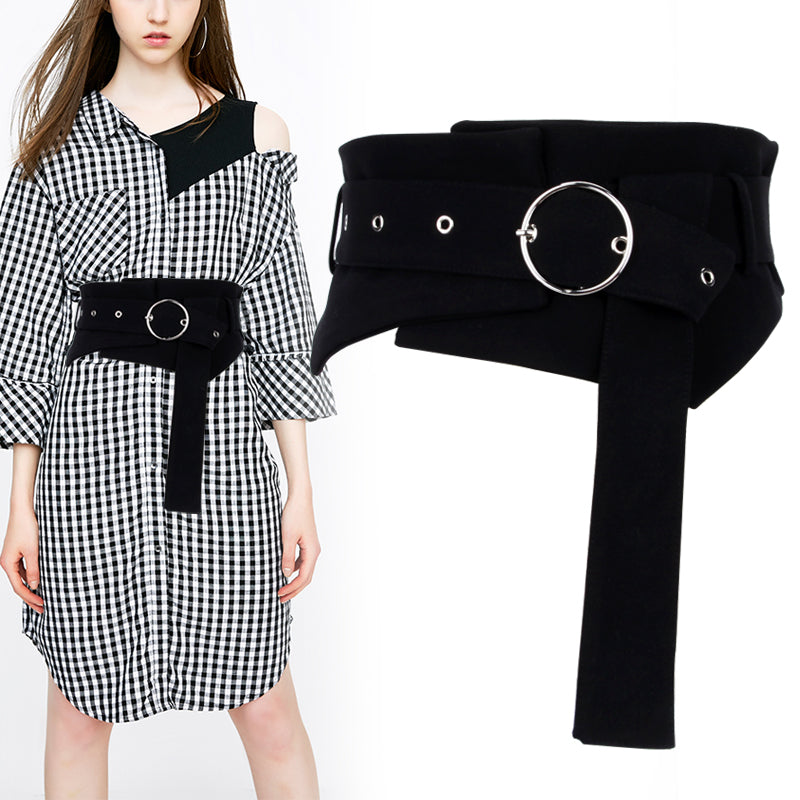 Women's Wide Belt Elegant | Simple Waist-Emphasizing Business