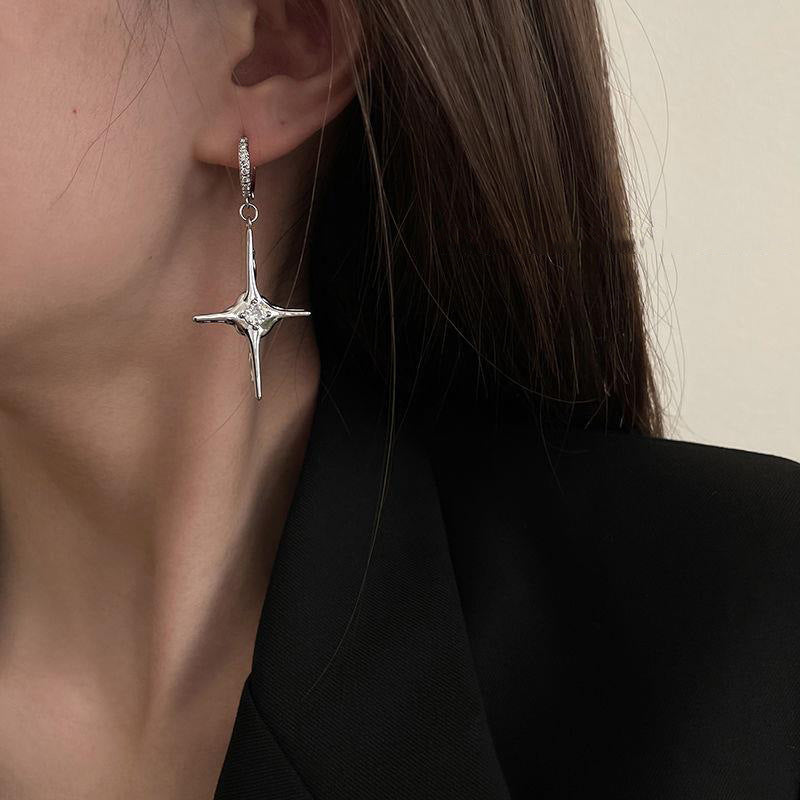 Luxuriöse Lange Designer-Ohrringe – Elegante Minimalistische Ohrhänger