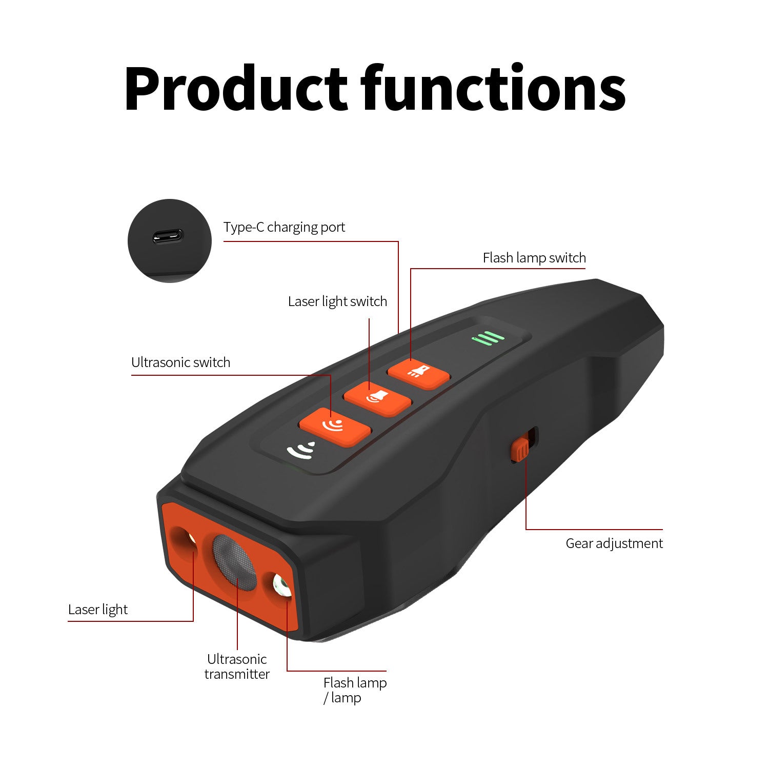 Ultrasound Anti-Bark Trainer | Dog Training Rechargeable Silent