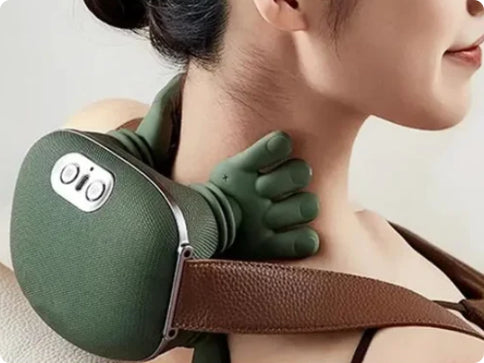 Wireless Neck and Shoulder Massager | Electric Kneading Massage for Back Relaxation