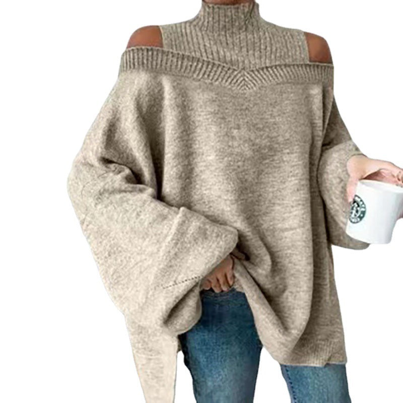 Damen Oversize Winterpullover | Modischer Lazy Style Look
