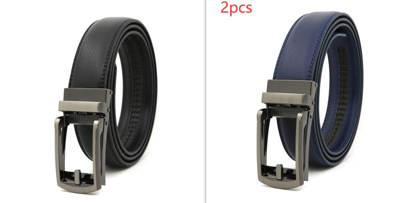 Men's Automatic Leather Belt | Elegant Holeless Belt