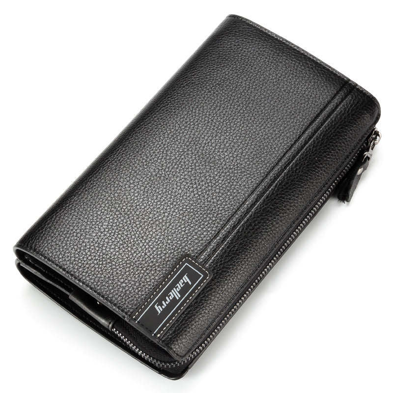 Men's Leather Clutch | Business Bag | Stylish Wristlet Bag