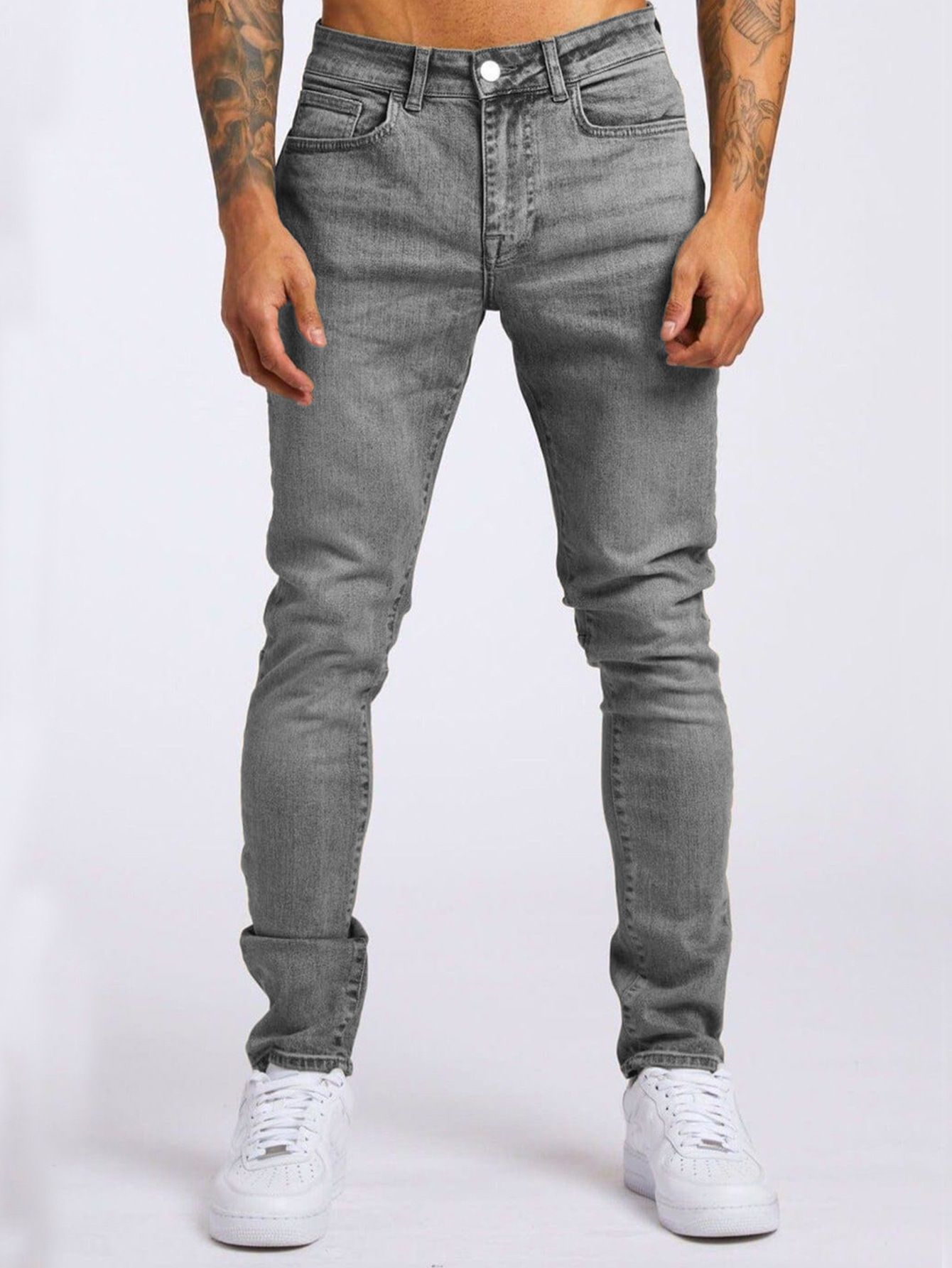 Men's Slim Fit Jeans – Modern Denim Casual Trousers