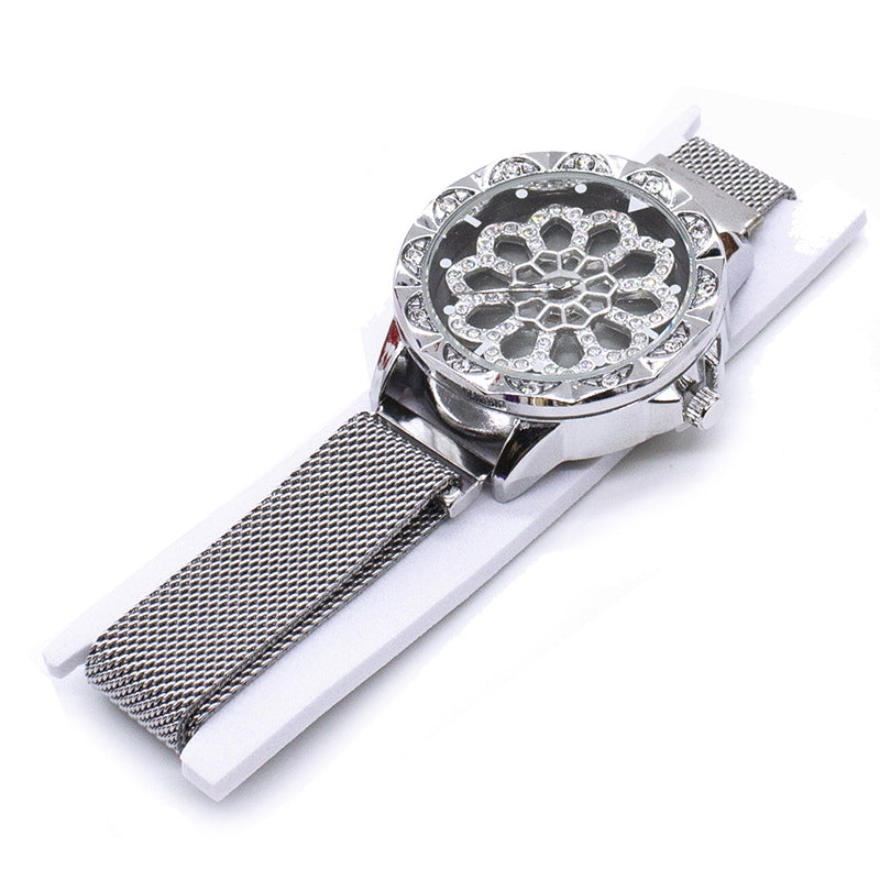 Women's Rotating Dial Watch | Elegant Quartz Fashion Watch