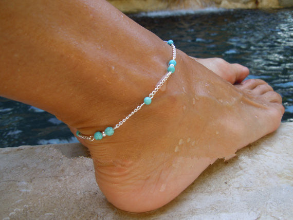 Handmade Beaded Anklet for Women - Boho Stylish & Unique