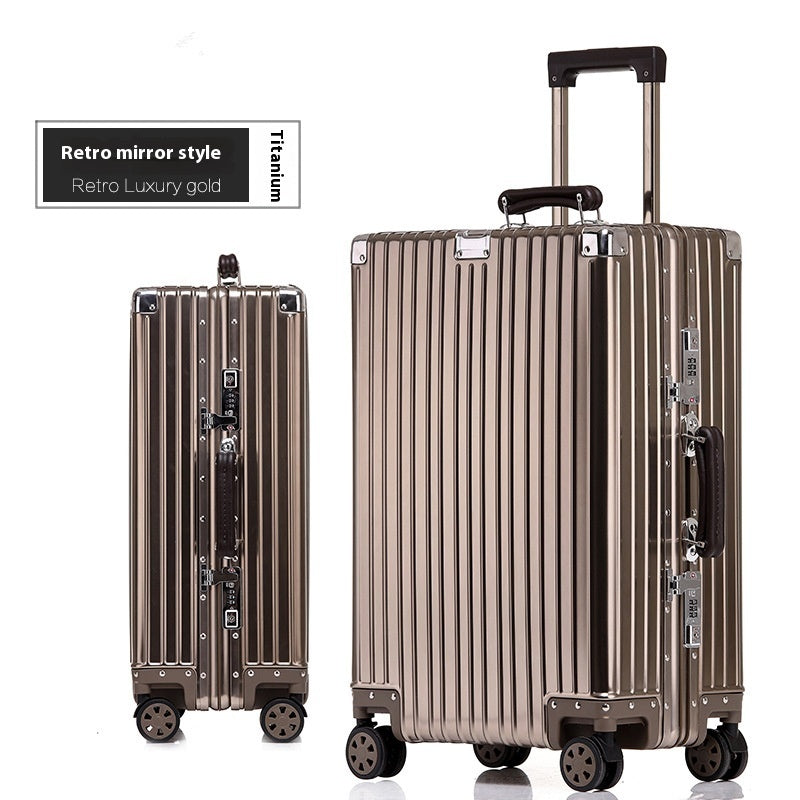 Aluminum Magnesium Suitcase with Combination Lock – Premium Trolley