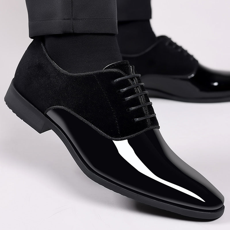 Men's Lightweight Leather Business Shoes | Elegant Formal Trendy