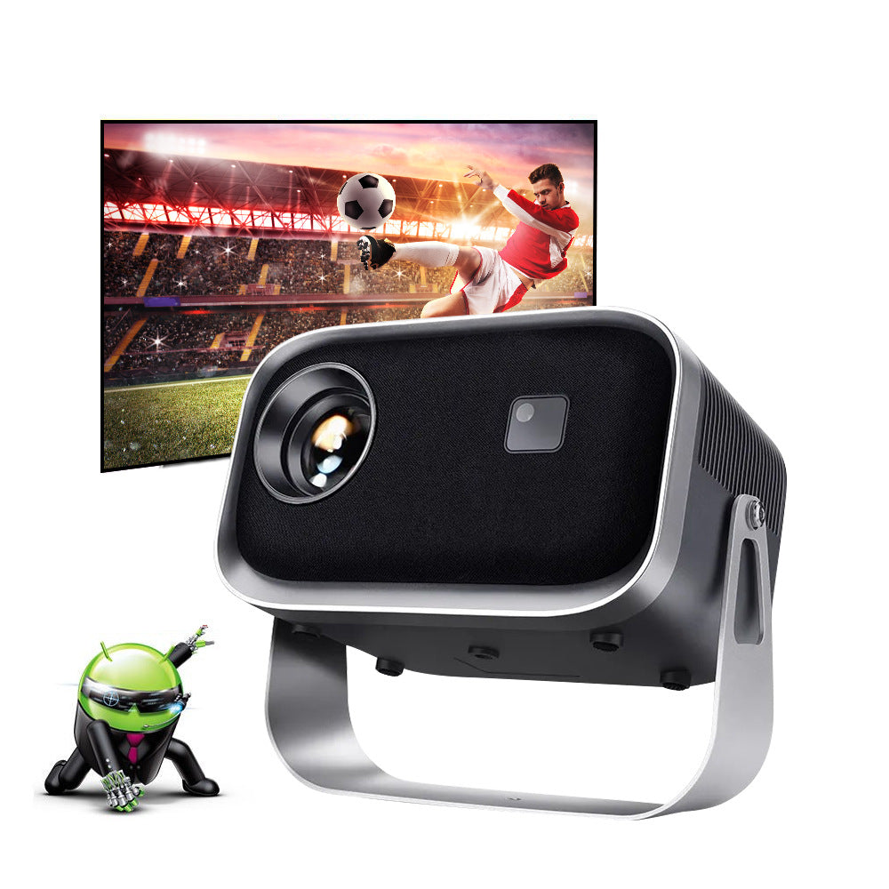 Tragbarer HD Beamer mit Halterung – Smart Heimkino Mini Projektor