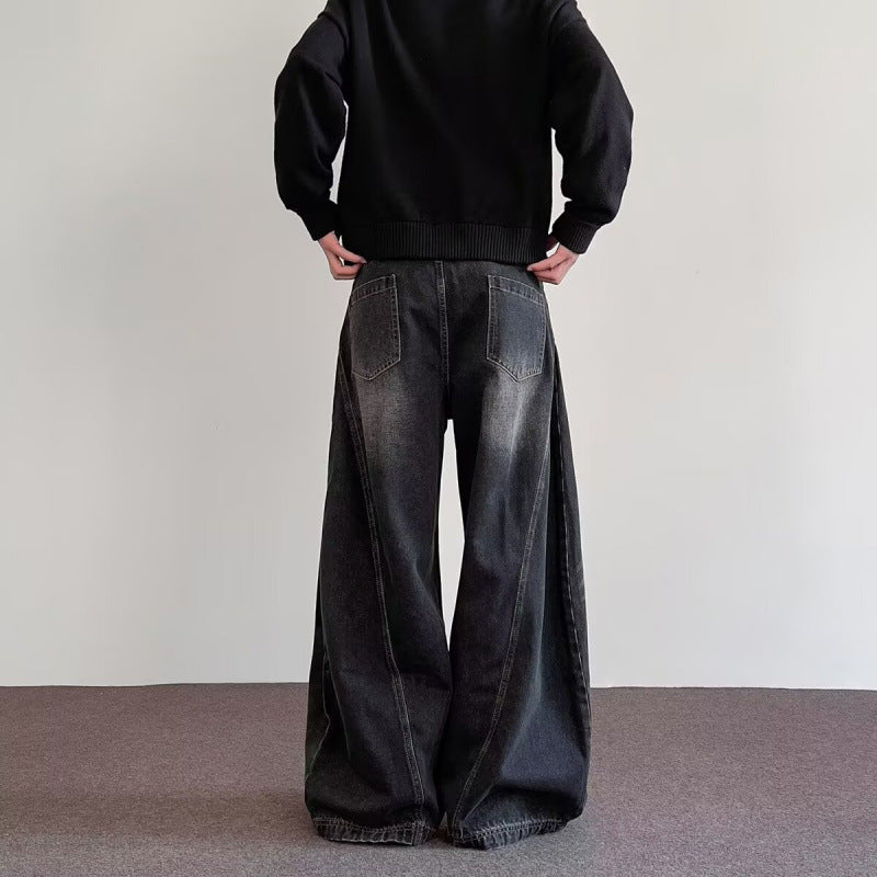 Men's Wide Leg Pants Premium – High Street Relaxed Fit Pants
