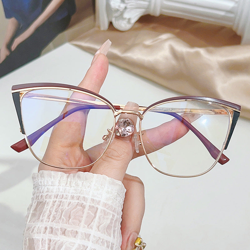 Cat-Eye Blaulichtfilter Brille Damen | UV400 Computerbrille