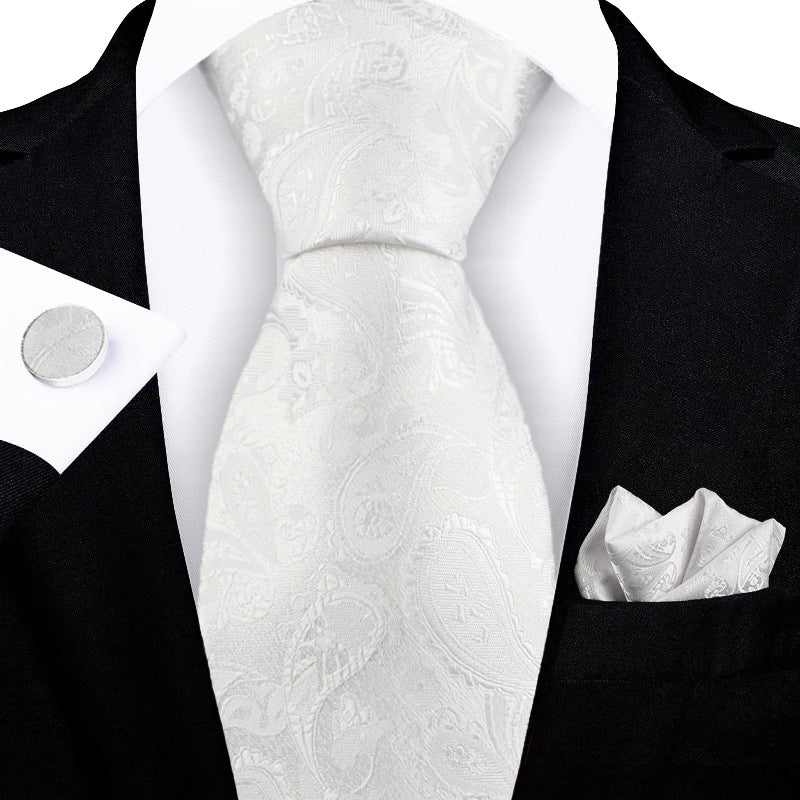 Tie Paisley Jacquard Embroidered Elegant Men's Premium