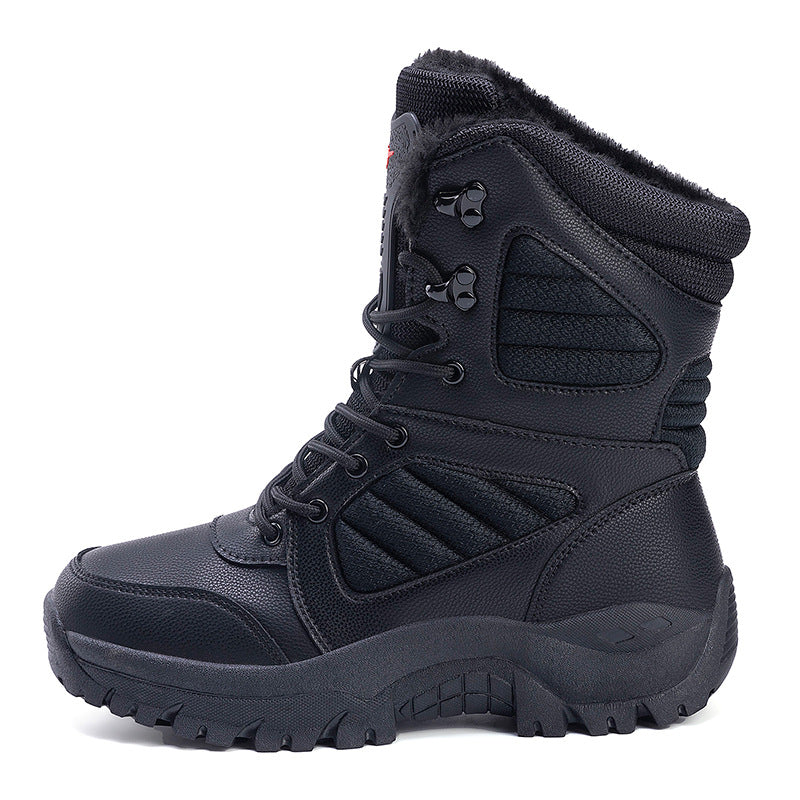 Men's Waterproof Snow Boots - Warm Insulated Ski Winter Boots