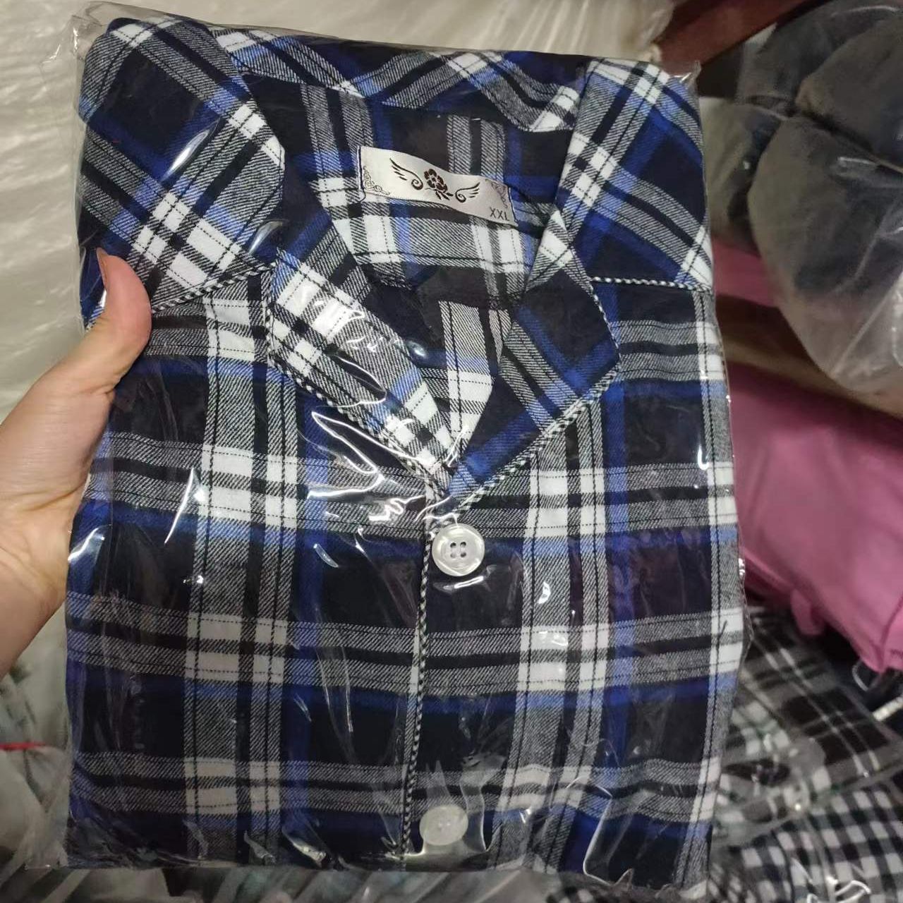 Herren Flanell Pyjama Warm | Winter Nachtwäsche Set