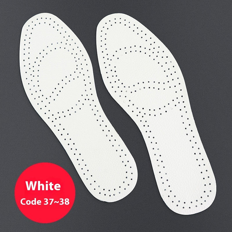 Leather Insoles | Massage Breathable Comfort Shoes