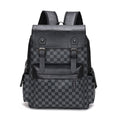 Checked Backpack Large | Travel Leisure | Stylish Backpack