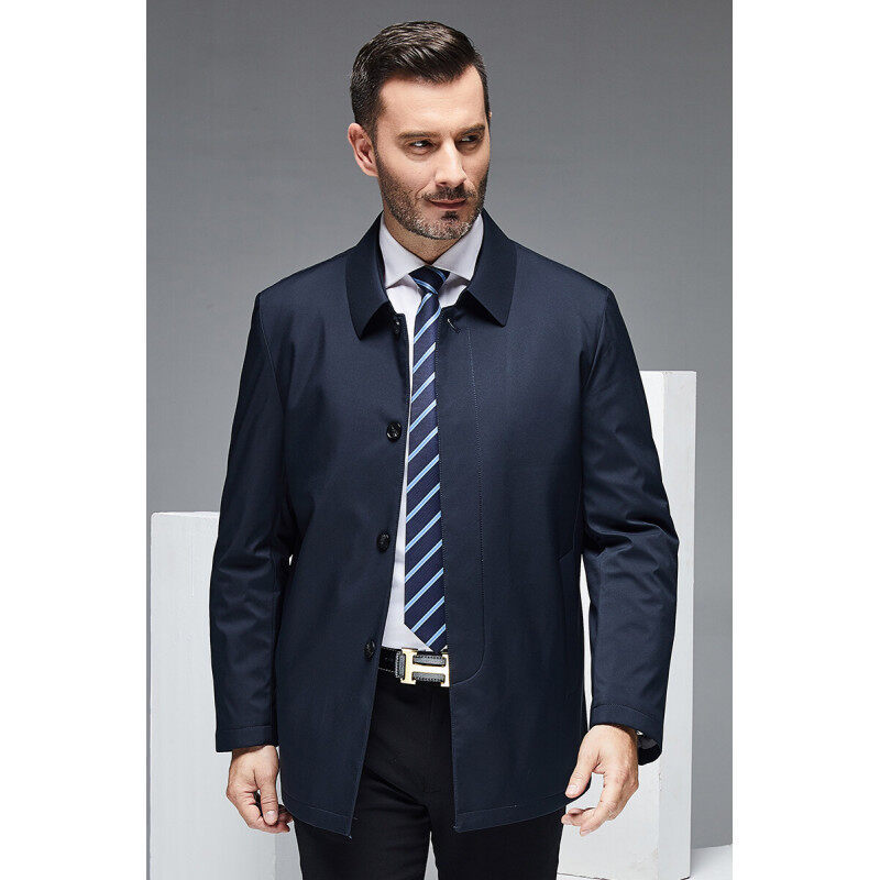 Men's Business Casual Jacket Mid Size – Elegant Casual Jacket