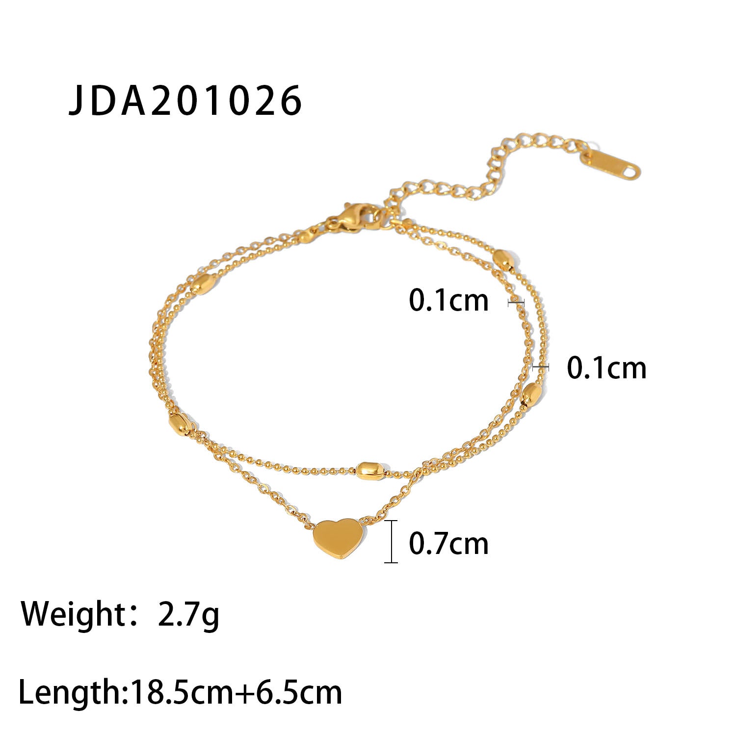 Elegant Stainless Steel Ankle Bracelet for Women – Stylish Anklet with a Modern Design