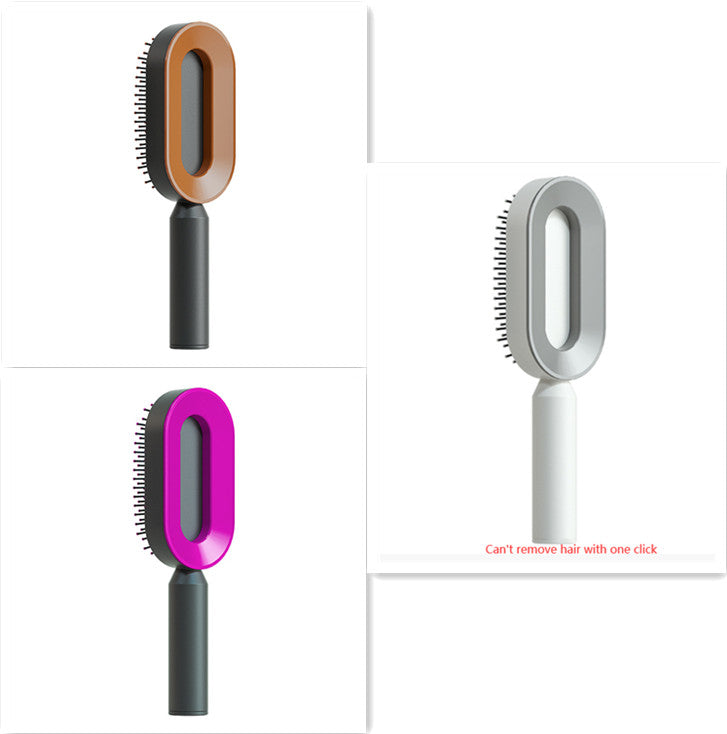 Selbstreinigende Haarbürste – Anti Statik Massagebürste für Frauen