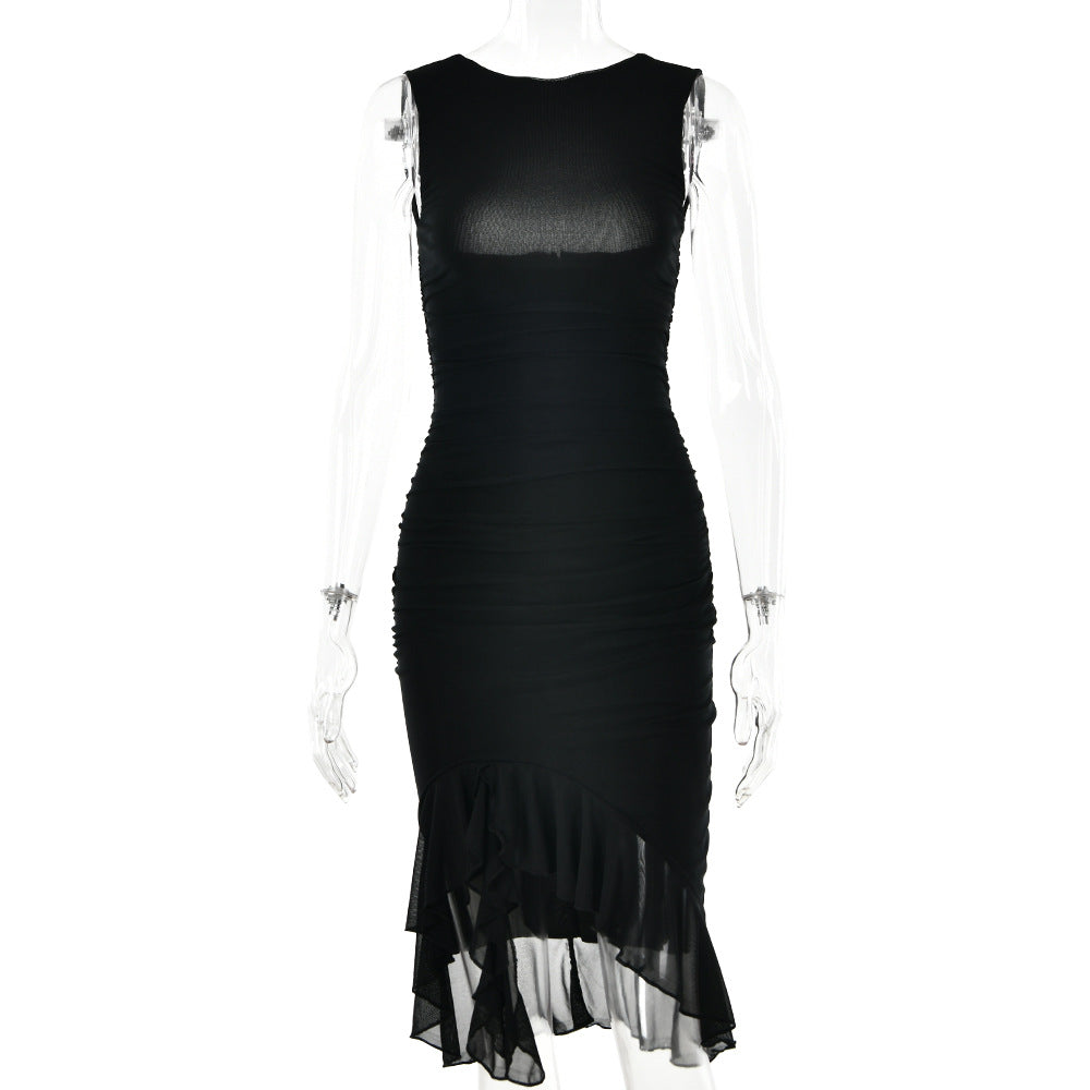 Summer Slim Fit Dress - Sleeveless Sexy Party & Club Dress