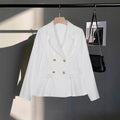 Eleganter Damen Cropped Blazer – Doppelreihig & High-End Design