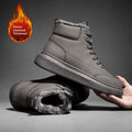 Men's Winter Snow Boots with Fur Lining – Warm Leather Snow Boots