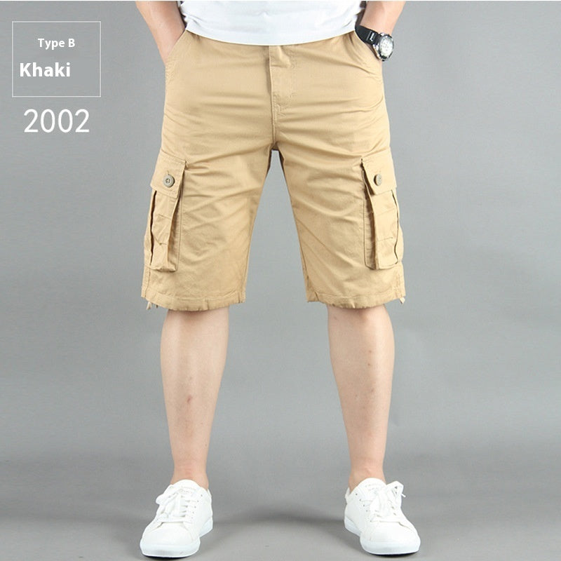 Men's Workwear Multi-Pocket Shorts – Summer Cargo Shorts